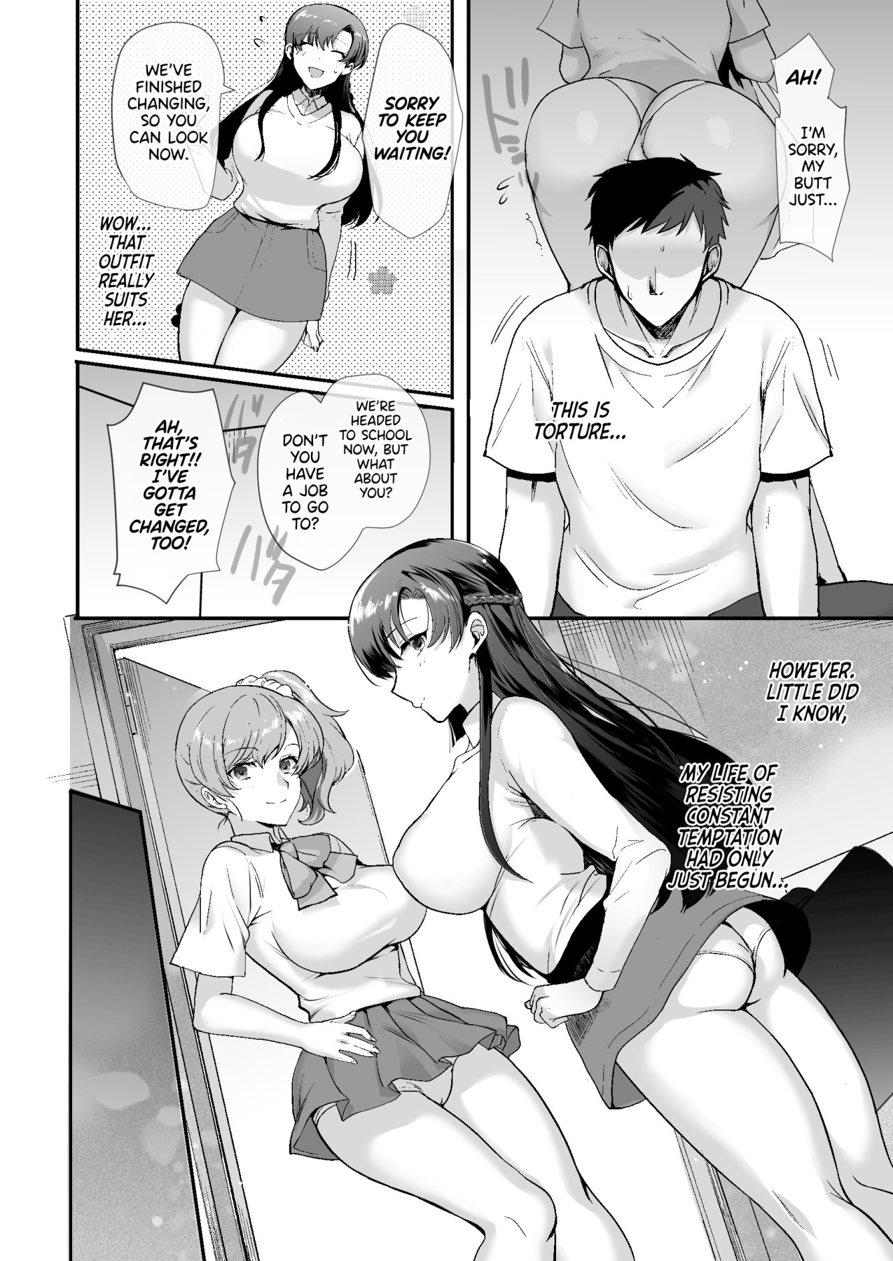 Hentai Manga Comic-My Roommates Are Way Too Lewd ~Living in a One-Room Apartment With Two Perverted Sisters~-Read-24